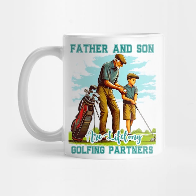 Funny Golf Father & Son Matching Bass Dady Dad Boys by click2print